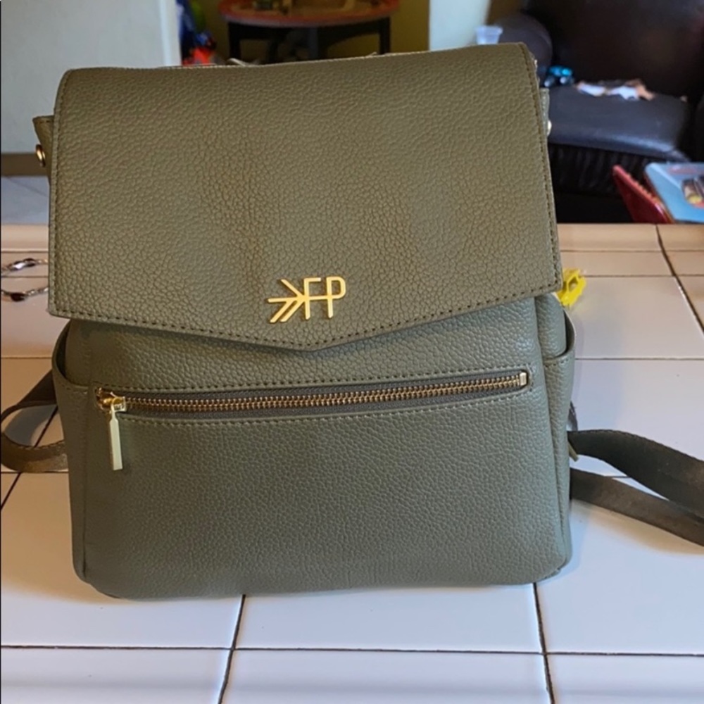 Freshly Picked Olive Baby Bag